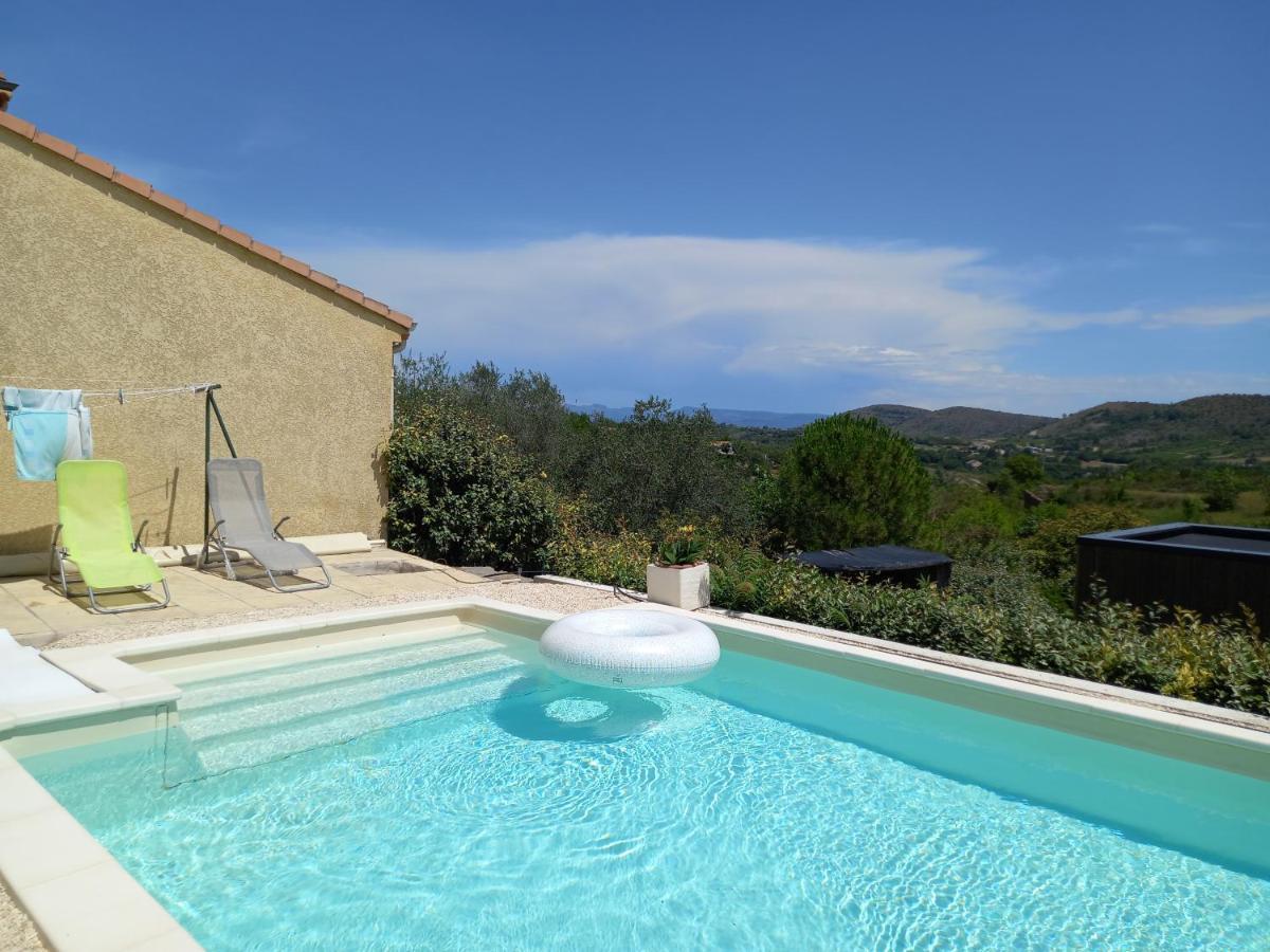 "Plus Belle L'Ardeche" Studio De Jardin Et Piscine Vinezac Kültér fotó