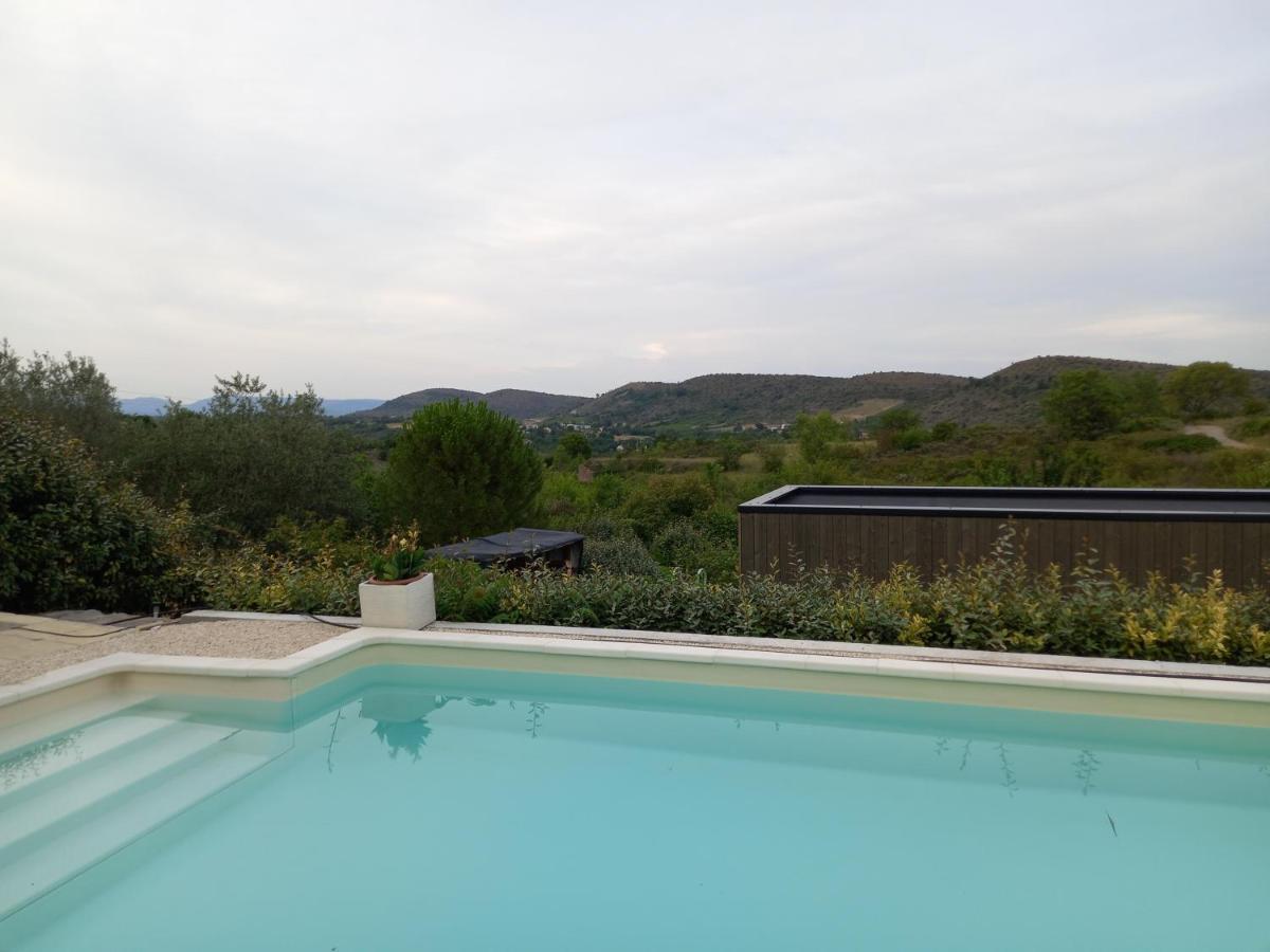 "Plus Belle L'Ardeche" Studio De Jardin Et Piscine Vinezac Kültér fotó